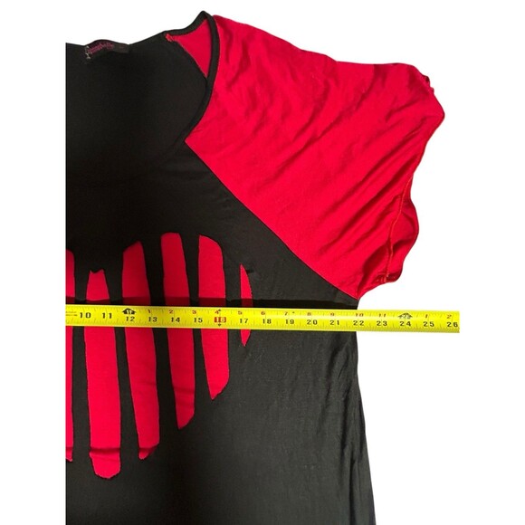 Annabell Women's Clothing Tee Red/black Heart Vampires Whimsygoth Grung Y2K 2X - Picture 5 of 6
